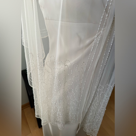 Laundry by Shelli Segal cream formal dress 👗 - Picture 11 of 17